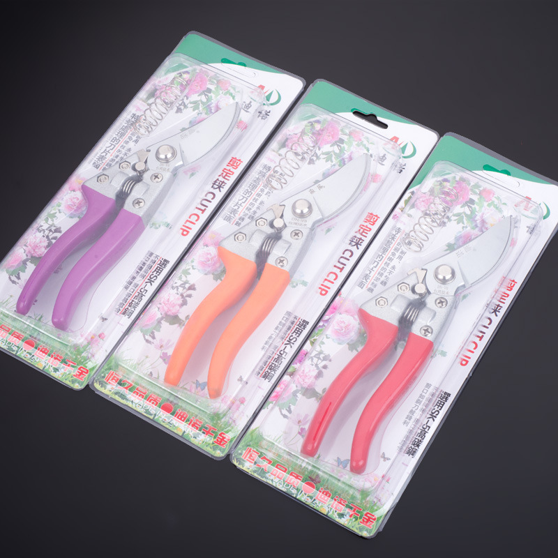 【迪诺工具】V8修枝剪 三色防滑手柄园林果树剪 sk-5果枝剪