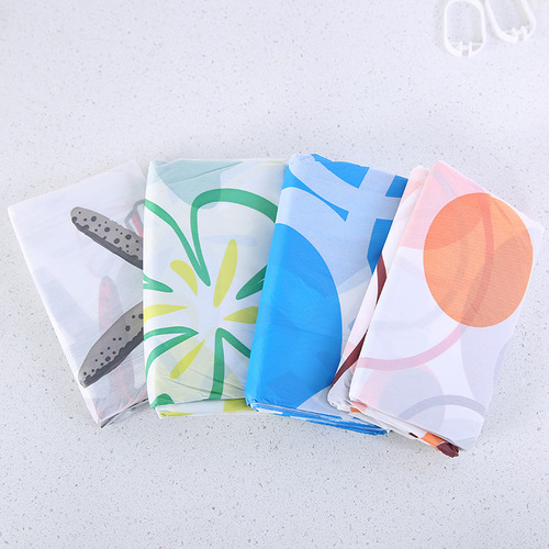 PEVA shower curtain fabric bathroom curtain thickened waterproof curtain mildew proof shower curtain 129-15