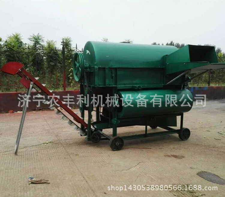 农丰利 厂家直销家用可以自动装袋的干湿两用花生摘果机