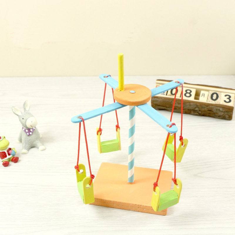 Carousel Trojan Horse Children's Children's Handmade Small diy Material Bag Technology Creative Educational Parent-Child Toys