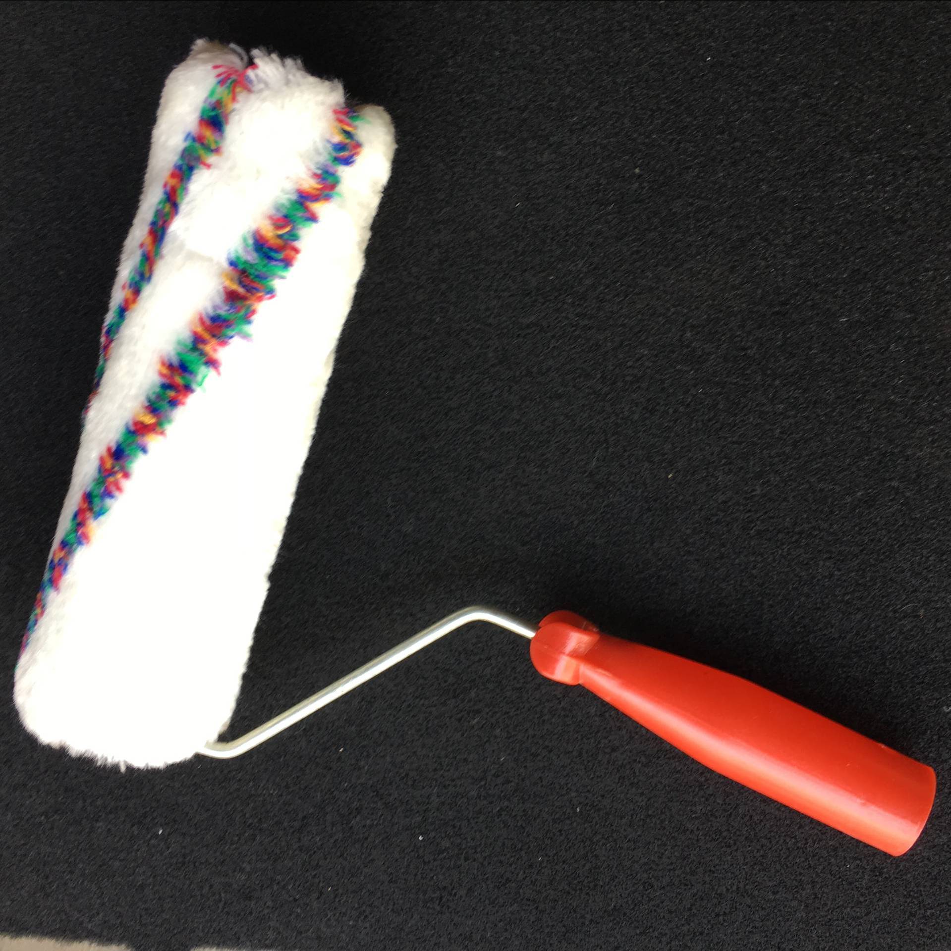 源头货源滚筒油漆刷滚芯红色9寸滚筒刷油漆刷 滚筒刷大五彩滚筒刷