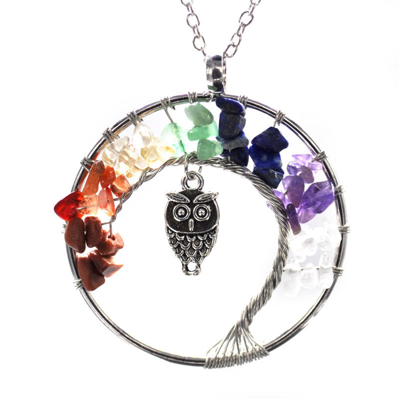 Retro Owl Resin Handmade Pendant Necklace 1 Piece