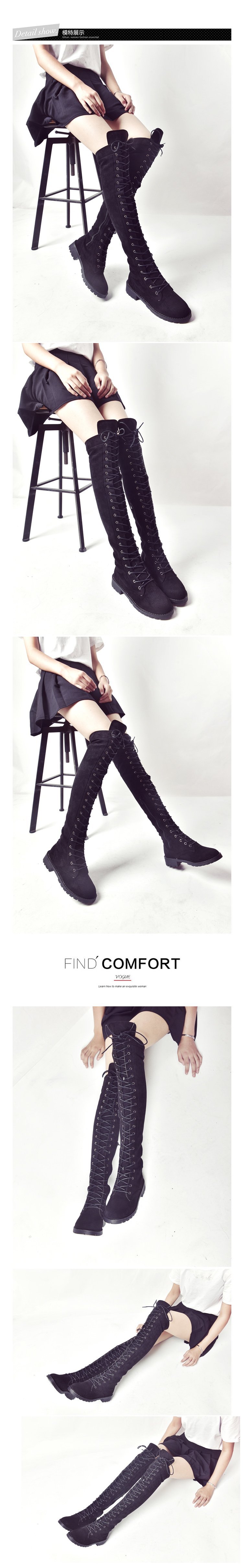 Bottes femme en PU artificiel - Ref 3355518 Image 16