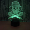 Night light, atmospheric LED table lamp, 3D, remote control, Birthday gift