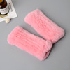 Demi-season fashionable woven gloves handmade, street keep warm wristband, fingerless