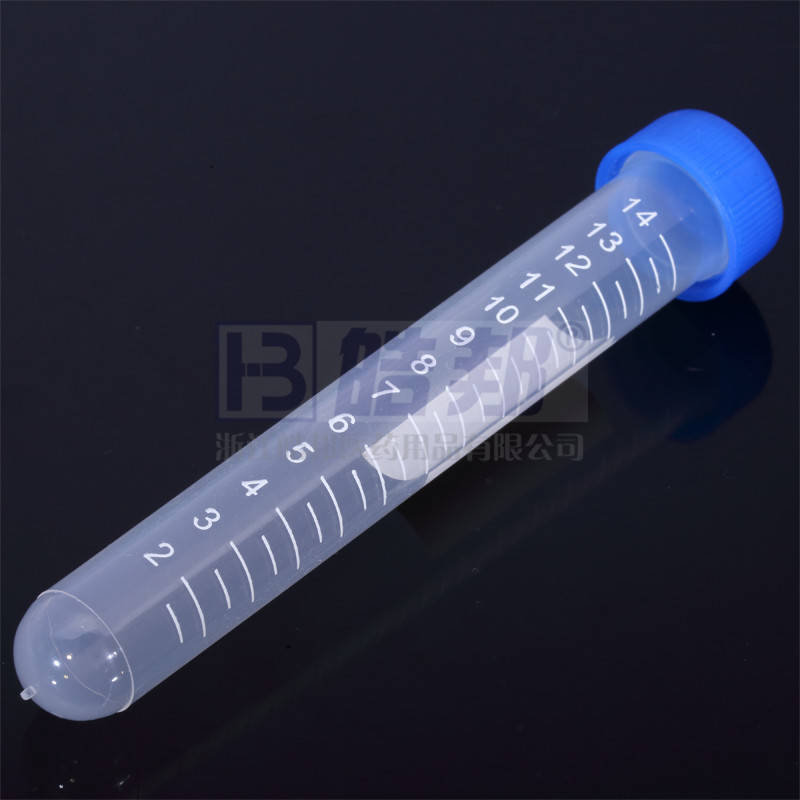 离心管-有刻度螺口蓝色圆底离心管【兽用】