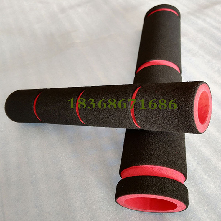 生产橡塑发泡海绵管套 NBR发泡管 橡塑制品握套 拉力器泡棉手柄