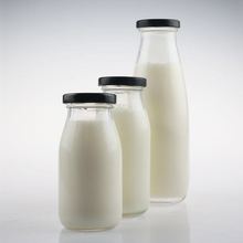 批發絲口鐵蓋200 250500ml牛奶酸奶羊奶玻璃瓶鮮奶瓶奶吧專供帶蓋