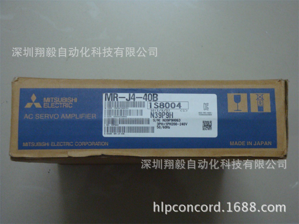 供应全新原装三菱MR-J4-40B 400W伺服驱动器