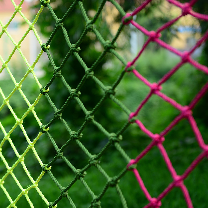 尼龙绳网 楼梯儿童安全防护网 装饰网 攀爬网