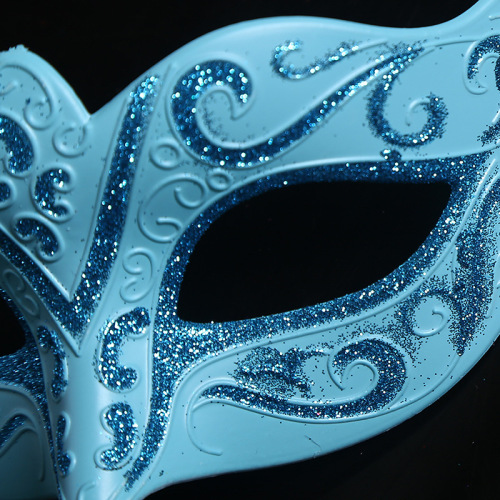 Manufacturer direct supply new European and American painted half-face mask festival party dance party mask children production source 