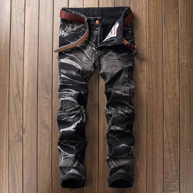 Pantalon jean coupe droite rétro - Ref 3425810 Image 6