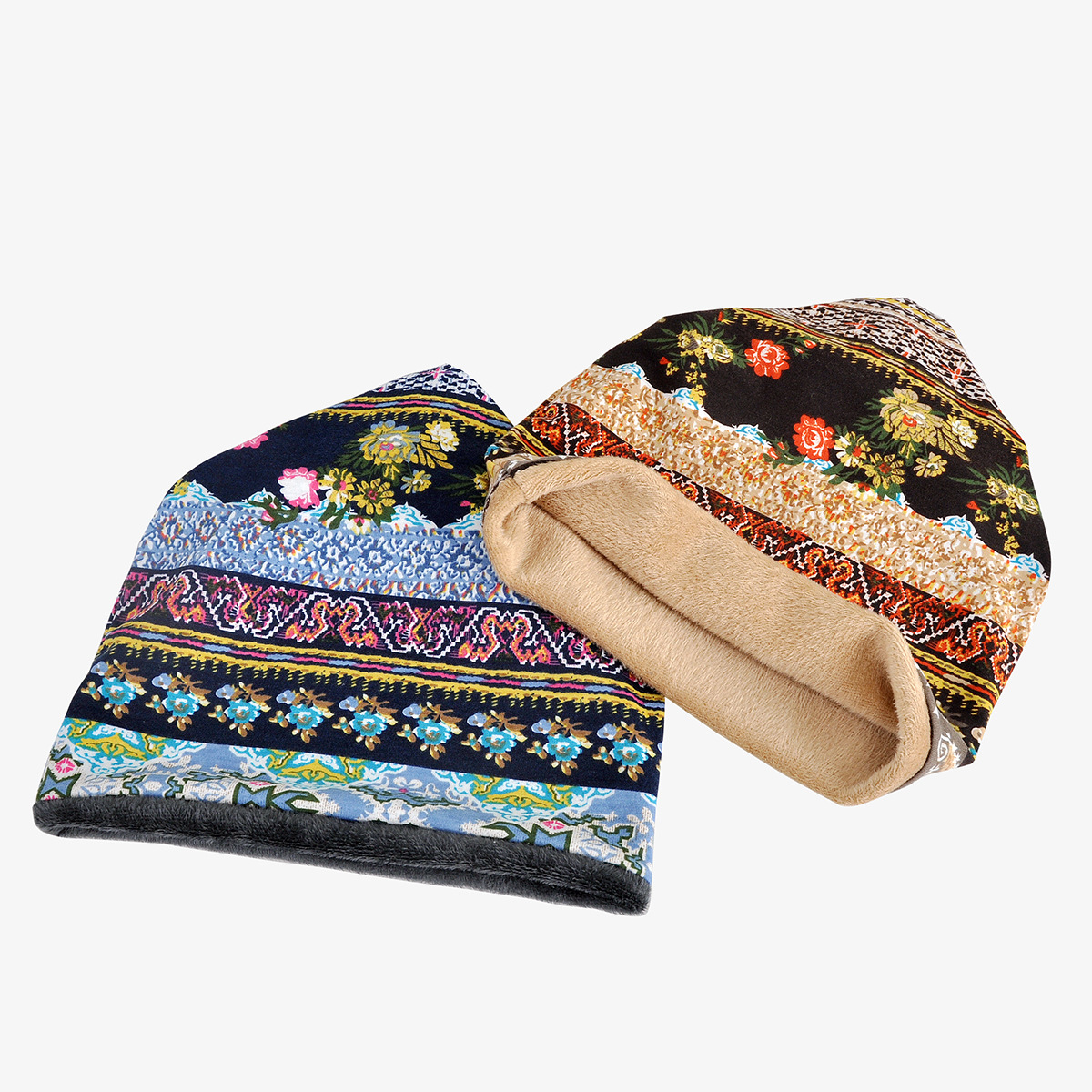 Écharpe d'hiver en velours épais à double usage pour le ski en plein air, l'équitation, le coupe-vent, la protection des oreilles, le visage, le pull chaud_voghion.com