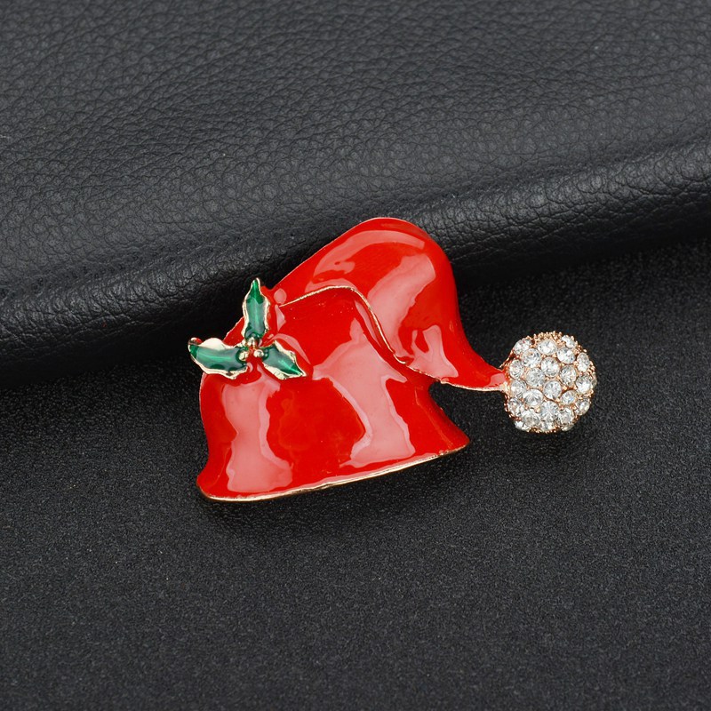 European And American New Christmas Ornaments Santa Claus Snowman Brooch Female display picture 3