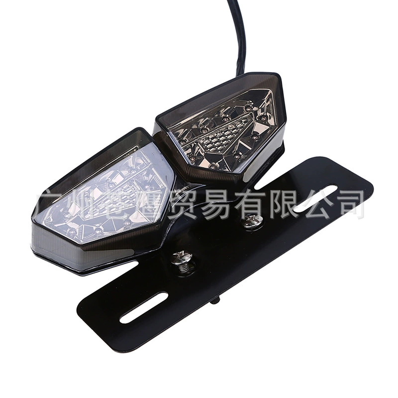 [Мотоциклетный тюнинг винтажный LED задний фонарь R6, сборка заднего фонаря спортбайка, тюнингованный задний фонарь]