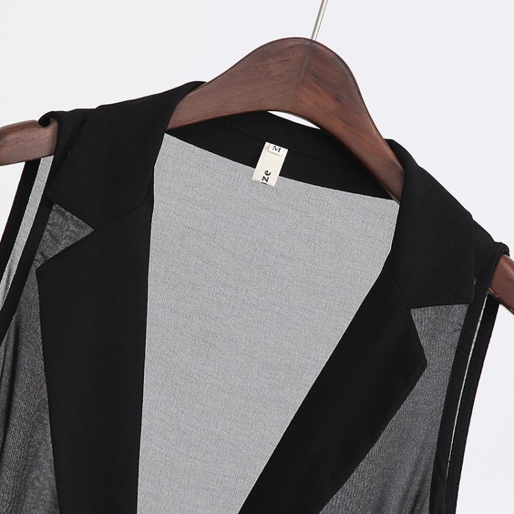 Gilet femme en Mousseline de soie - Ref 3434658 Image 4