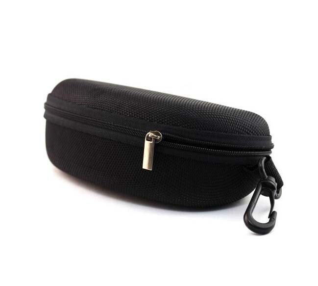 Factory direct selling compression resistant glasses box black sunglasses box sunglasses box zipper box universal mirror box
