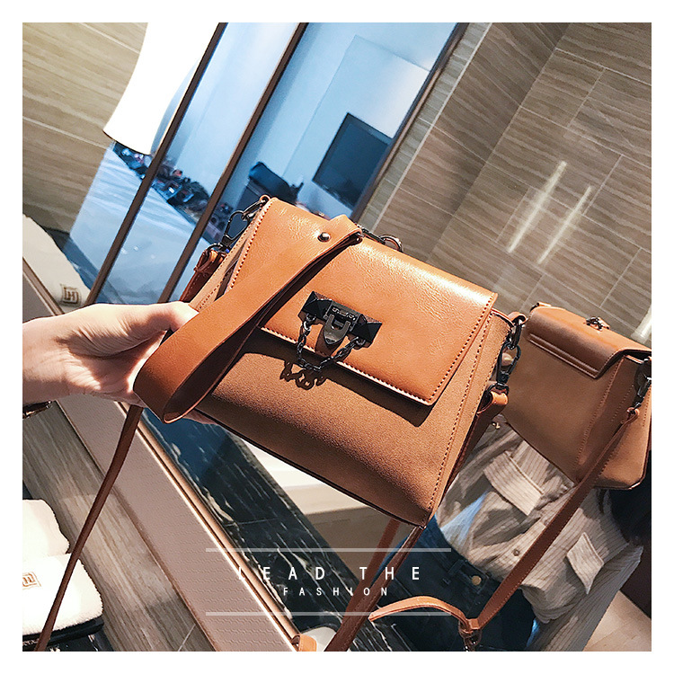 Korean version PUfashion bag (brown)NHPB0120-brown