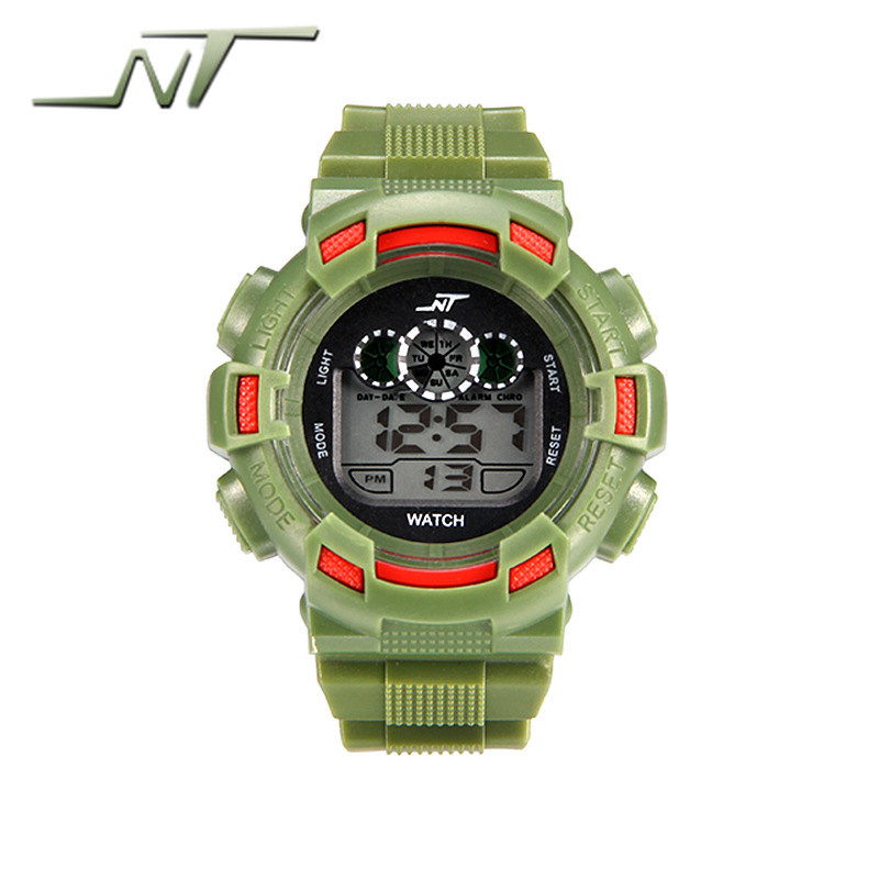 電子表 學生手表批發 多功能運動防水夜光數顯休閑手表 酷男手表