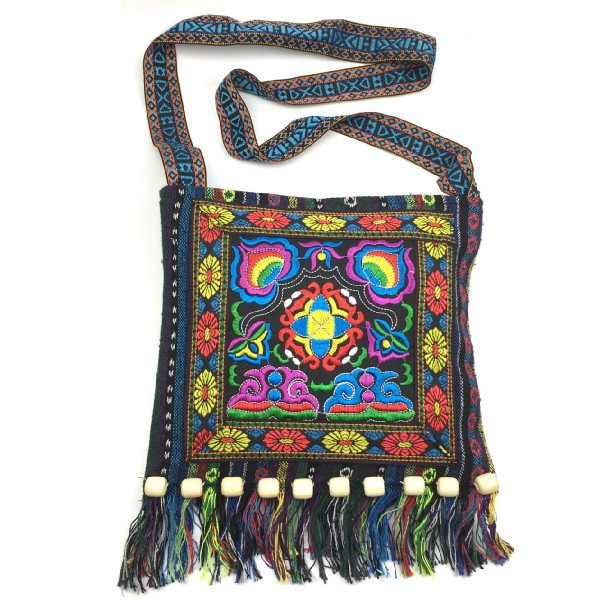 Folk Hippie Embroidered Bag