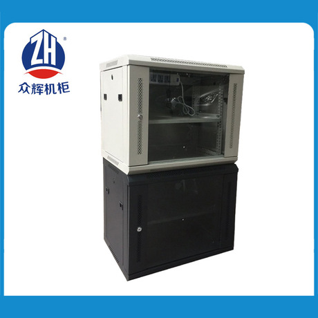 厂家直发通讯网络机柜12U机柜挂墙安装 650MM高冷钢配电源