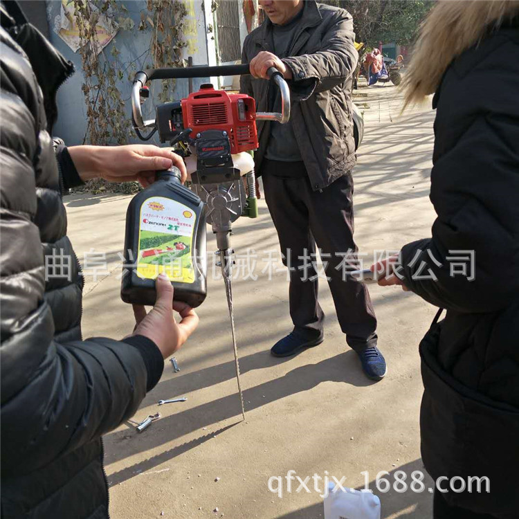 河北手持式汽油挖树机 带土球移栽机 进口锯齿挖树机