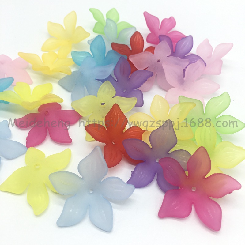 Bride's headwear, ancient-style hairpin accessories, diy jewelry processing, frosted flower head flower materials and accessories, Taobao wholesale detail image 6