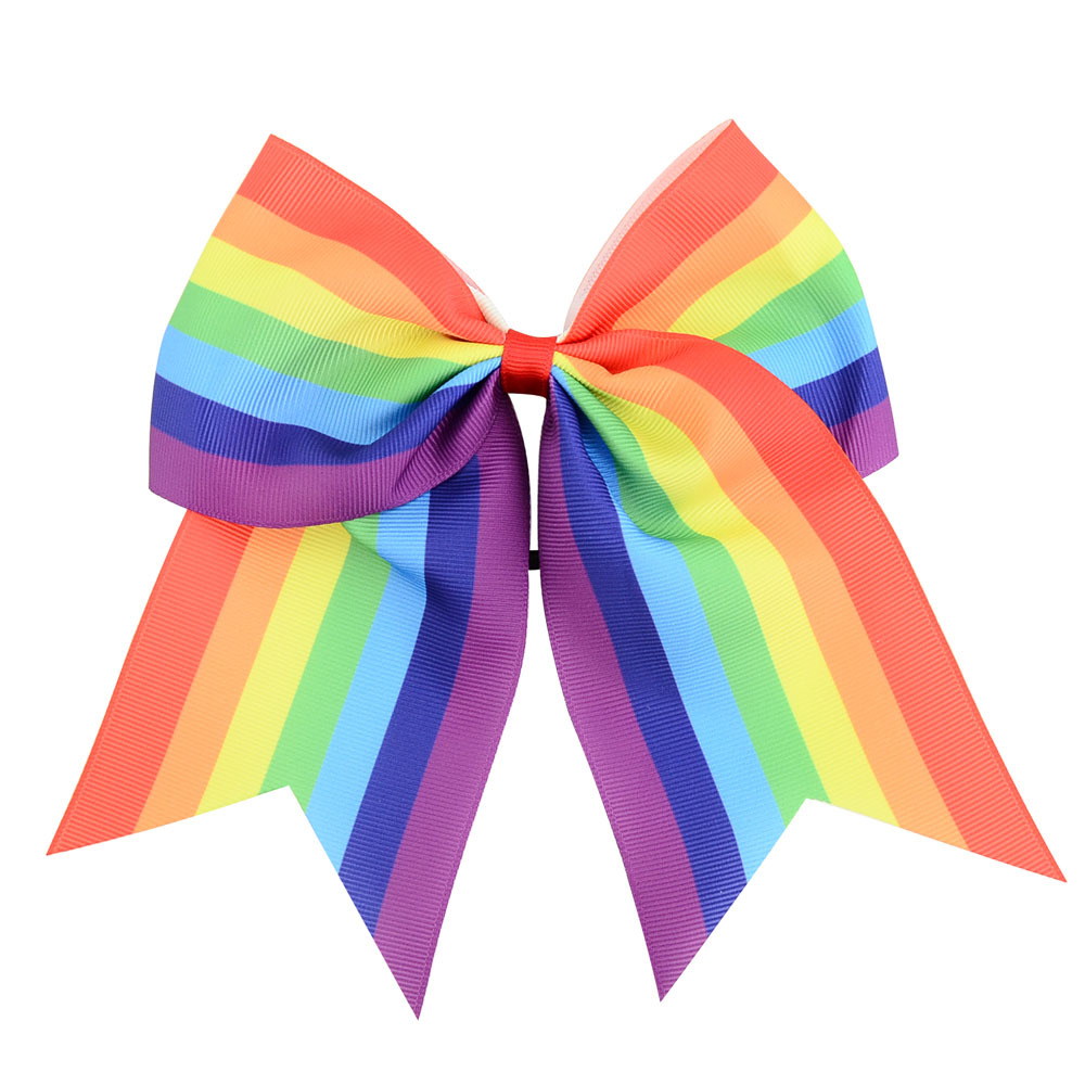 Korean Fashion Rainbow Colorful Bow Hair Clip Set display picture 4