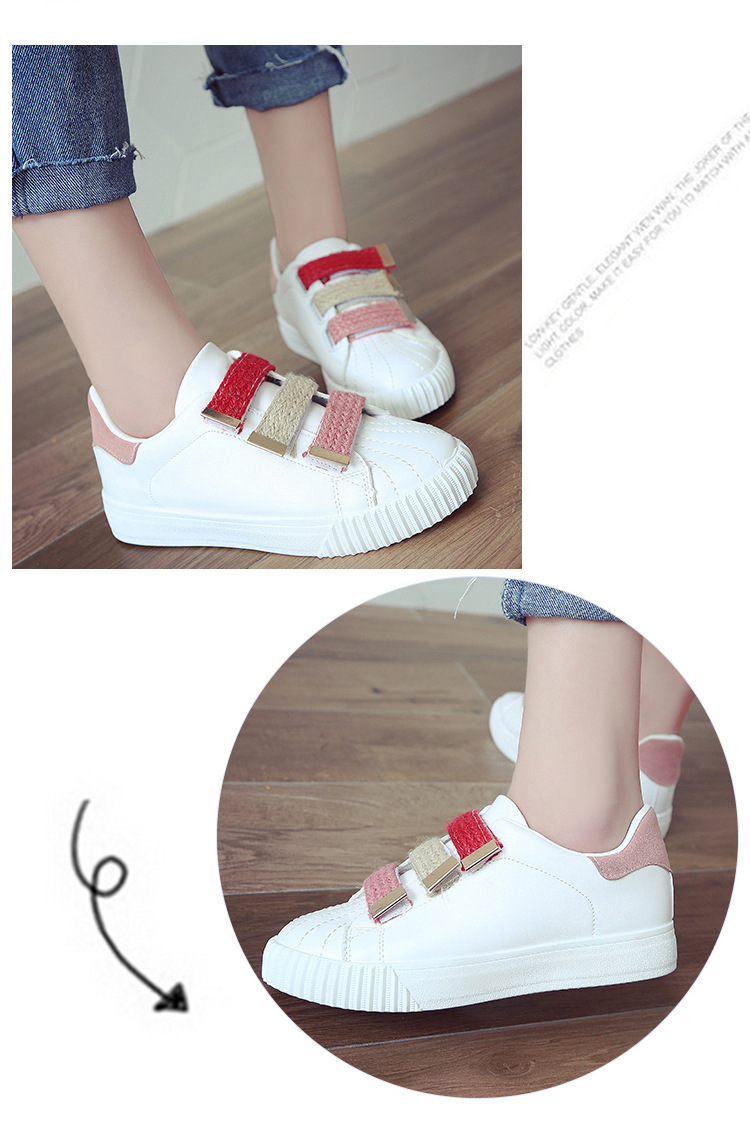 Baskets femme en PU artificiel - Ref 3421023 Image 15