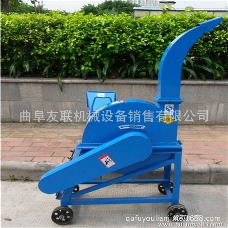 10吨玉米秸秆青储铡草机 小型青贮铡草机 玉米秸秆铡草粉碎机26