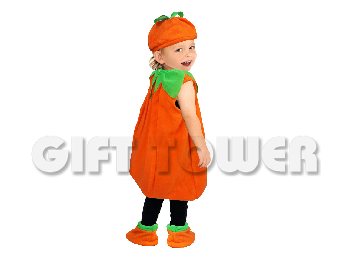 Huanyou Factory wholesales baby-shaped clothing, COS plant costume T-0006, cute pumpkin baby costume, role-playing costume, Halloween performance costume detail image 2