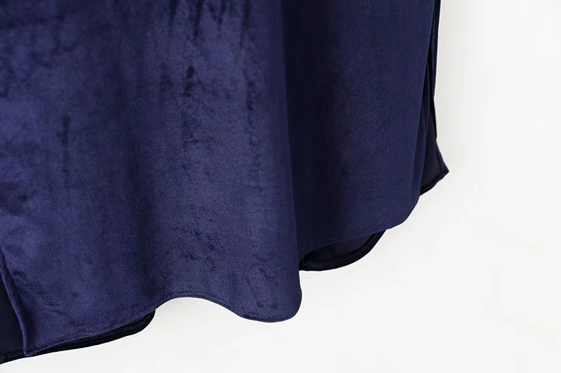 Sexy & Party Polyesterdress(Hide blue -S)NHAM0409-Hide blue -S