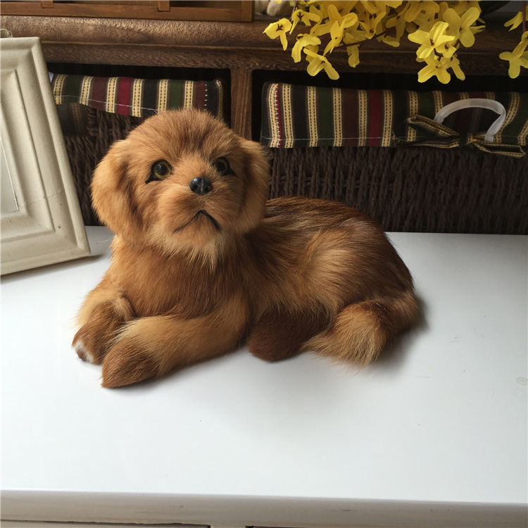 Statuetta cane golden retriever realistica decorazione casa_voghion.com