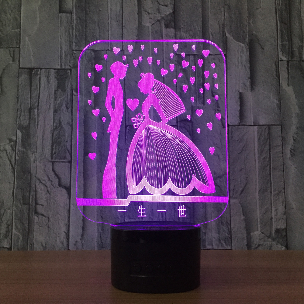 创意节能 智能家居LED灯 触摸USB充电