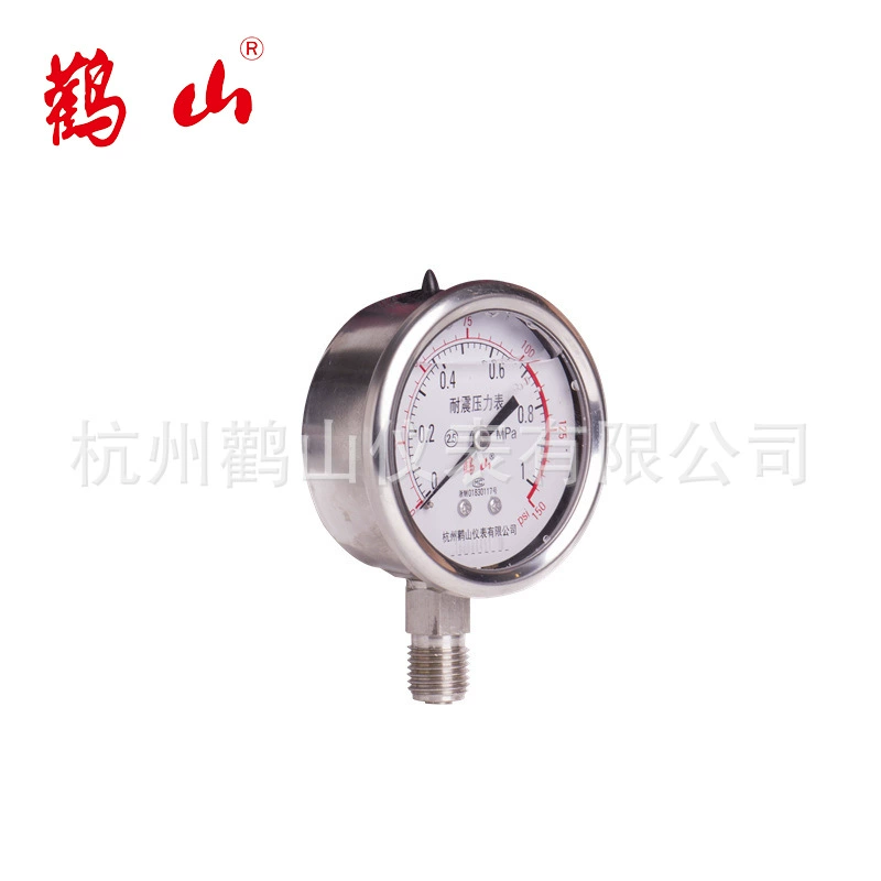 Ударопрочный манометр из нержавеющей стали 60 мм демпфирующий манометр маслонаполненный заводской выход «Аист-гора»