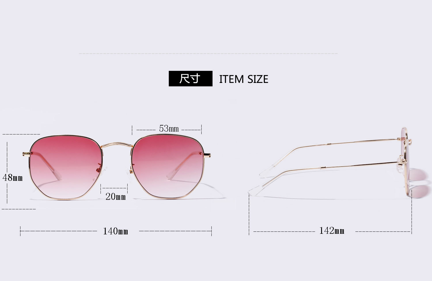 Fashion New Simple  Square Marine Sunglasses  New Retro Metal Sunglasses Nihaojewelry Wholesale display picture 9
