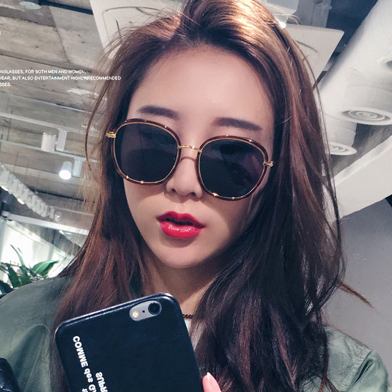 2017新款v牌太阳眼镜 韩版GM网红同款方框太阳镜爆款男女潮流墨镜|ms