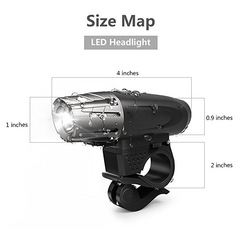 2256 Mountain Bike USB Charger Front Light 300 Lumens High Brightness Night Ride Lighting Front Headlight