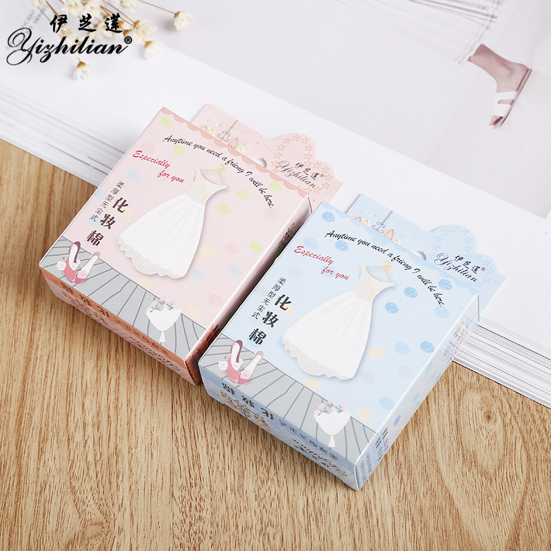 makeup cotton Small Box 50 slice agent As gift Use goods in stock supply Stock wholesale agent