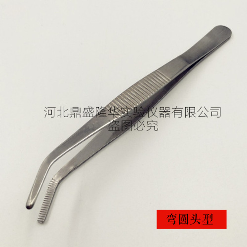Supply of stainless steel tweezers, elbow straight tip, dressing, medical laboratory tweezers clip