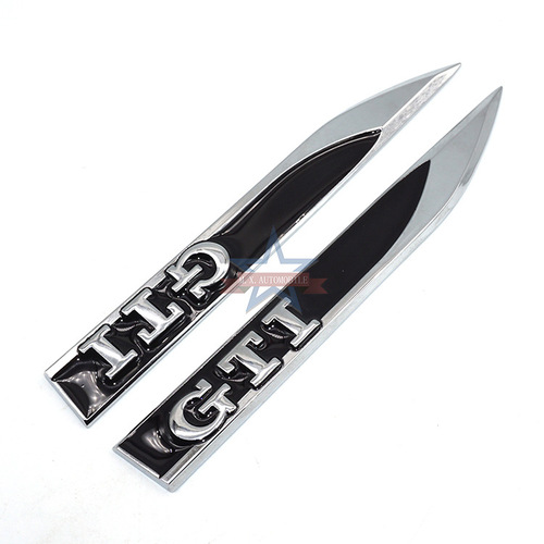 Blade Leaf Side Panel Decal for Volkswagen Golf VII GTI Car Body 3D Side Decal Modification