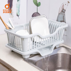 Multi-Function Large Plastic Bowl Cabinet, with Bowl Box, Drain Rack, Bowl and Utensil Storage Box, Bowl and Tableware Cage, Organizing Rack