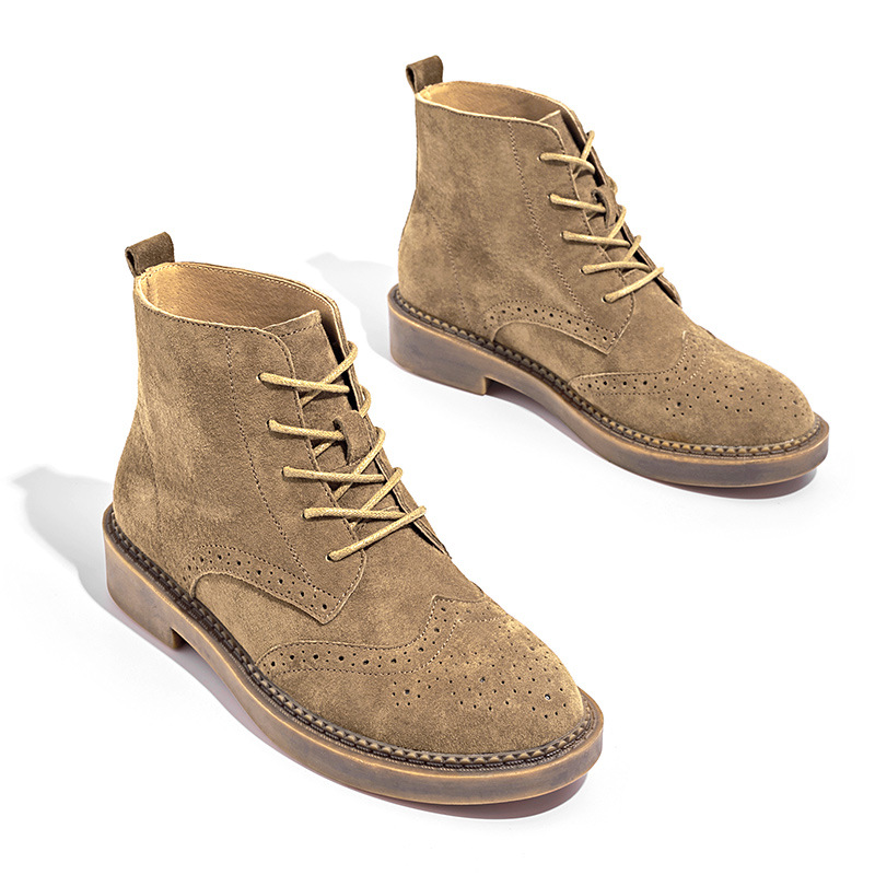 Bottes femme BEAUTODAY en En cuir - Ref 3355305 Image 4