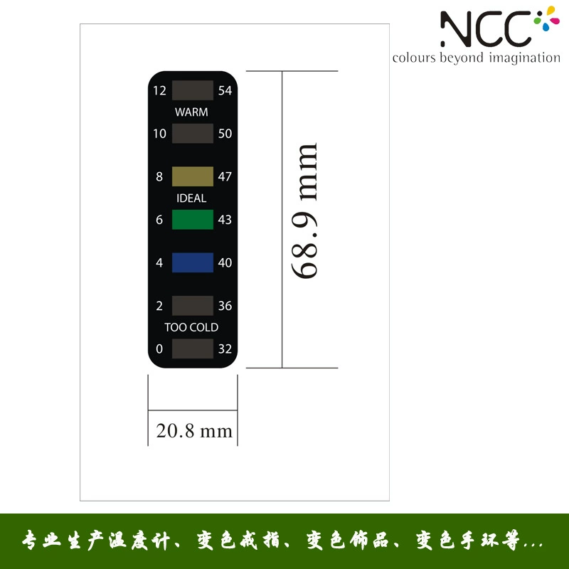 Производители поставляют жидкокристаллический меняющий цвет термометр гусеничный ящик специальный термометр меняющий цвет термометр Температурная паста