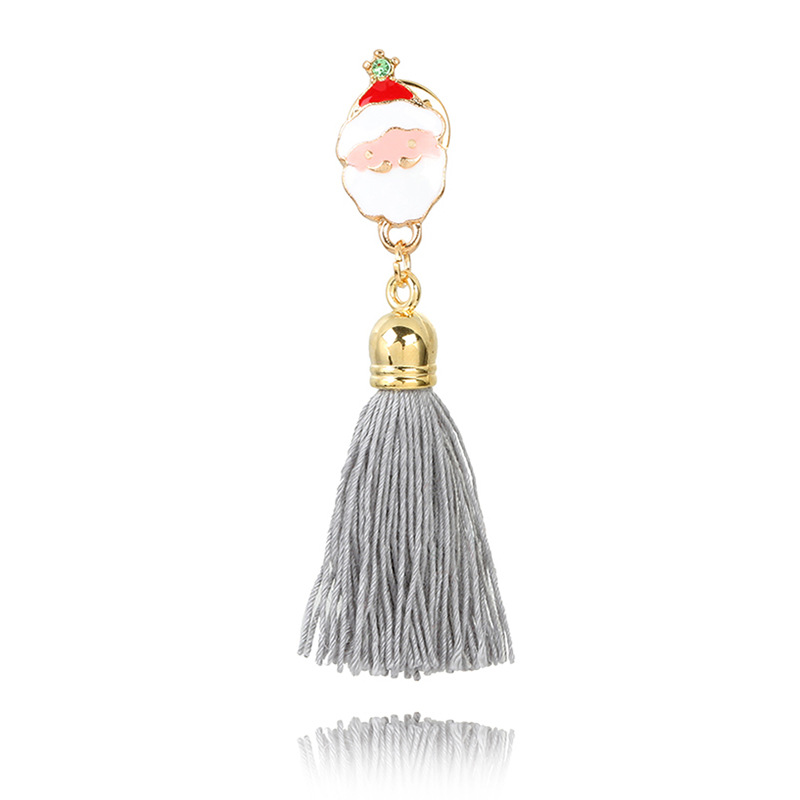 Cartoon alloy plating brooch (Santa Claus)NHGY0540-Santa Claus