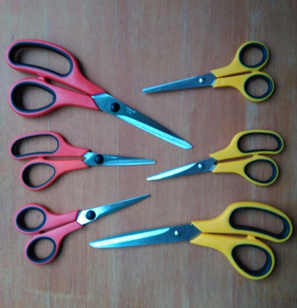 剪刀,家用剪,学生剪,橡塑柄剪