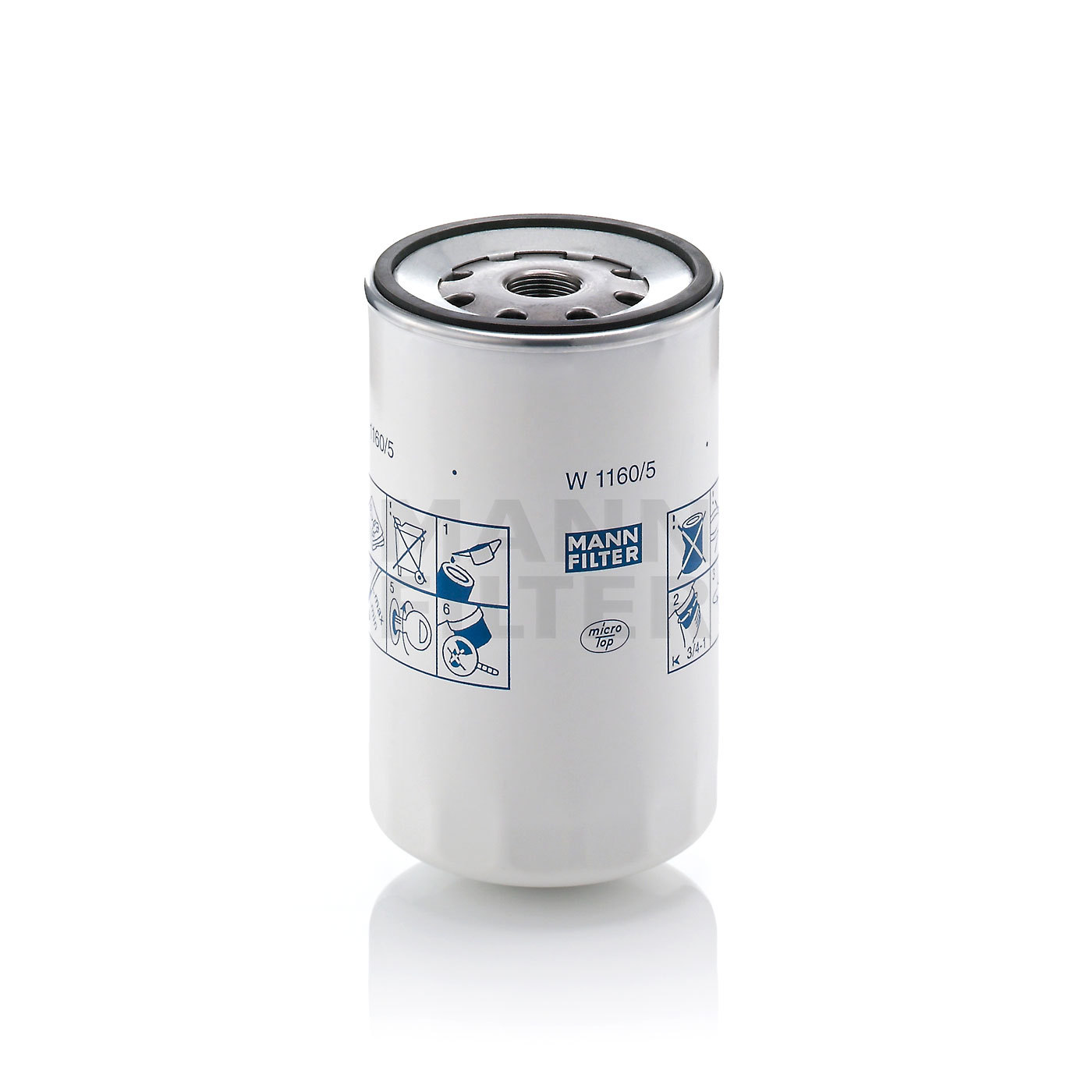 W1160/5油滤MANN-FILTER(曼牌滤清器)