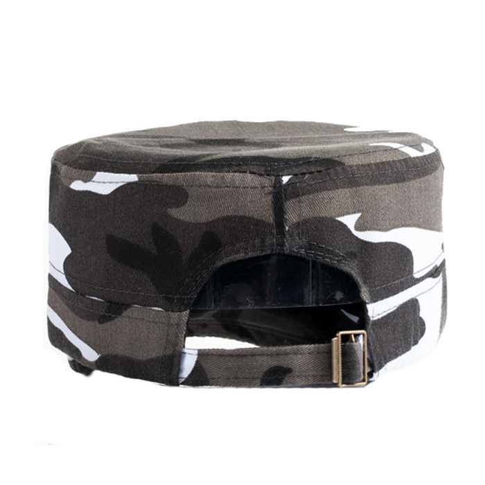 AliExpress eBay popular de una sola pieza de camuflaje militar sombrero de moda todo partido sombrero casual sombrero plano sombrero superior