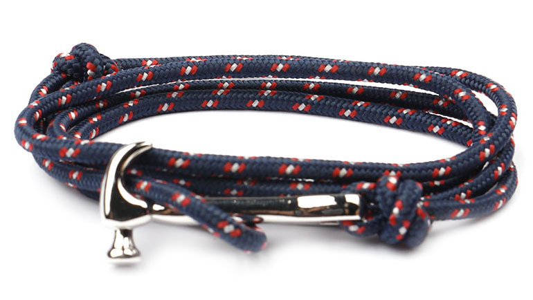 10g Weight Bracelets Classification Alloy, rope Chain Material 1 Piece Quantity Holiday, Daily, Street Occasion Alloy, rope Material Shark Pattern Men's Gender Layered Design Casual, Simple Style Style Casual Simple Style Shark Alloy Rope Layered Men's Bracelets Men's Chain Bracelets 25