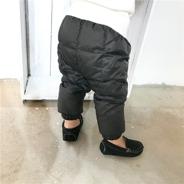 2018 phiên bản Hàn Quốc cho bé sơ sinh cạp cao thiết kế bụng xuống quần ấm quần Xuống quần